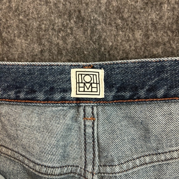 Toteme Ease In Denim straight leg button fly jeans - Picture 11 of 11